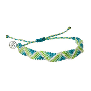 4Ocean Bali Riptide Braided Bracelet Electric Eel Green