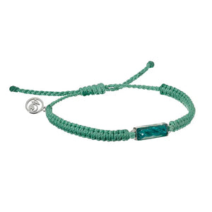 4OceanGhost Net Braided Bracelet Green