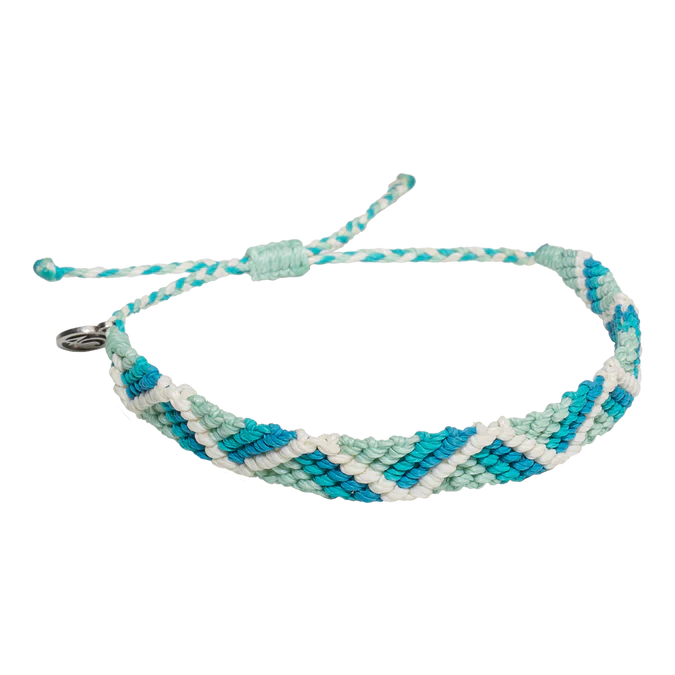 4Ocean Bali Riptide Braided Bracelet Blue Crush