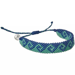 4Ocean Bali Wave Bracelet Blue& Earth Green